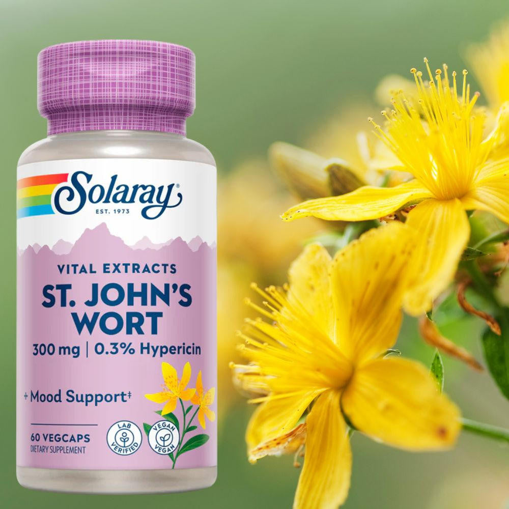  Solaray St. John's Wort 300mg 60 Capsules 