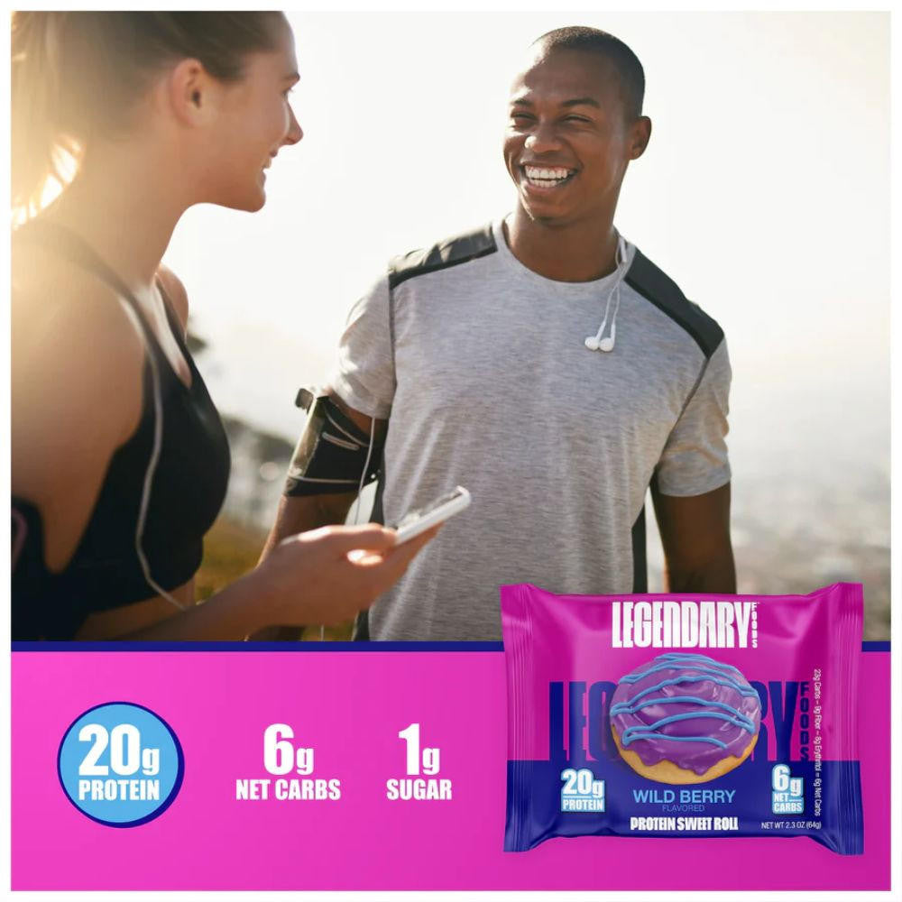  Legendary Foods Protein Sweet Roll 8/Box 