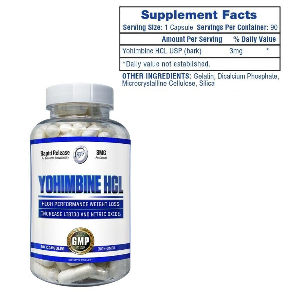  Hi-Tech Pharmaceuticals Yohimbine HCL 90 Capsules 