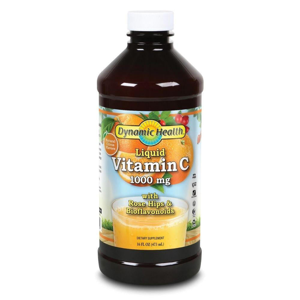  Dynamic Health Liquid Vitamin C 1000mg 16oz 