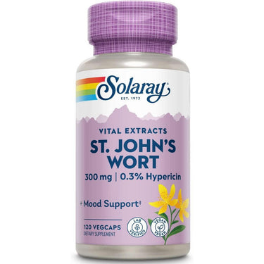  Solaray St Johns Wort 300mg 120 Capsules 