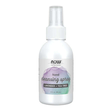 Now Foods Hand Cleansing Spray Lavender + Tea Tree 2oz