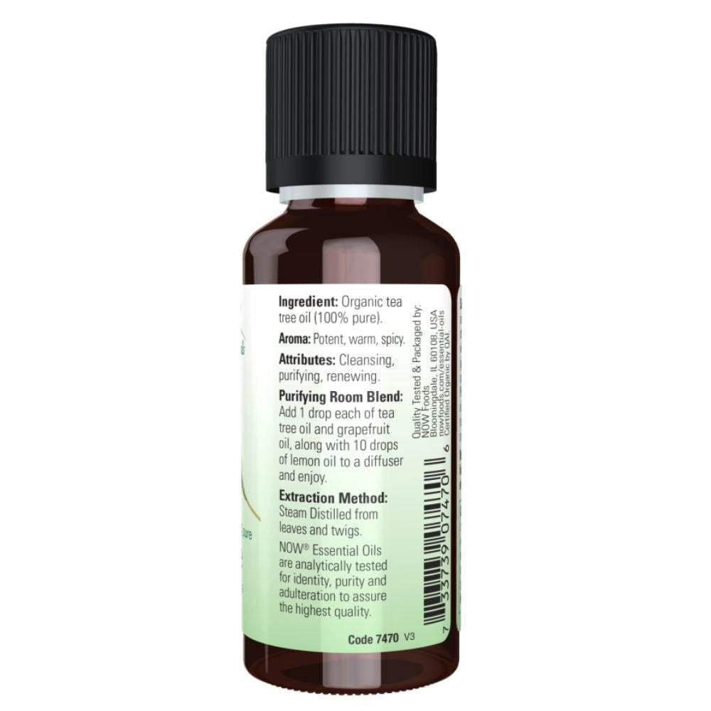  Now Foods Organic Tea Tree Oil 1 Oz 
