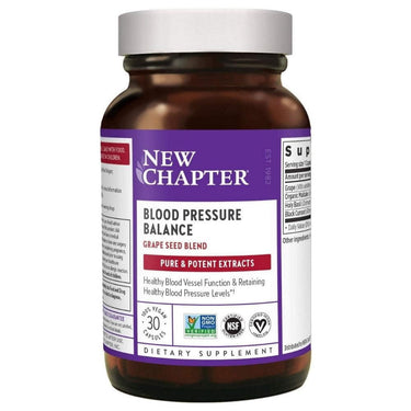  New Chapter Blood Pressure Balance 30 Vege Caps 
