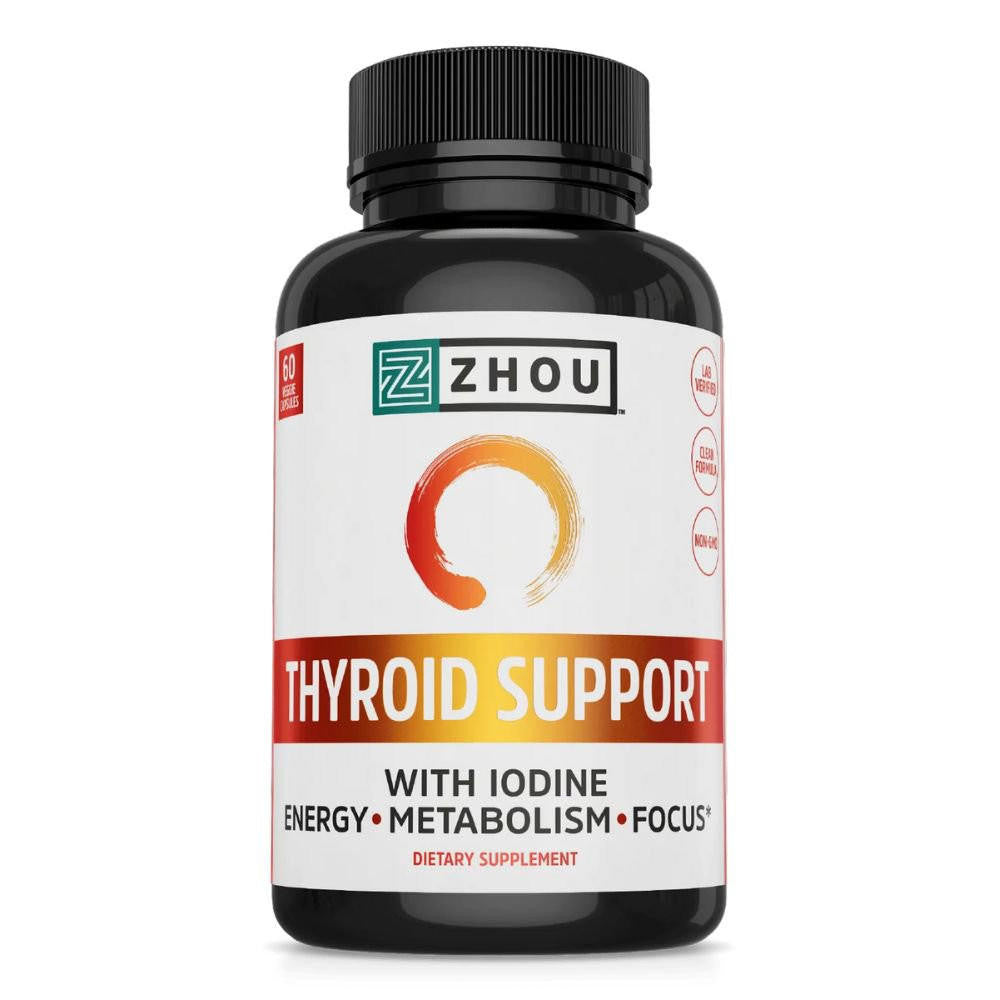  ZHOU Thyroid Support 60 Capsules 