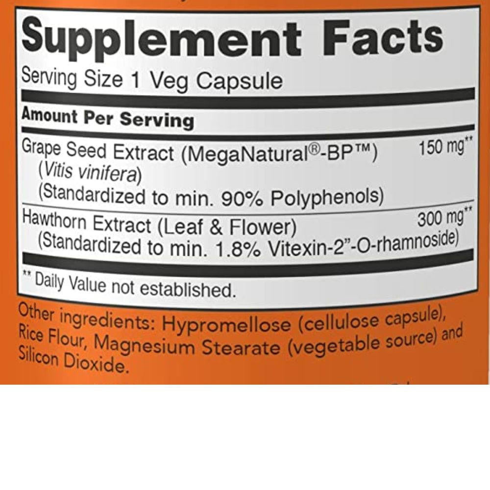  Now Foods Blood Pressure Health 90 Capsules 