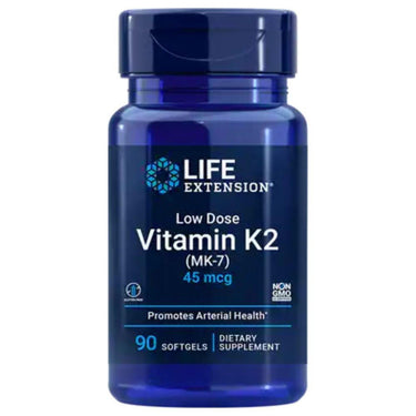  Life Extension Low-Dose Vitamin K2 Menaquinone-7 (MK-7) 90SG 