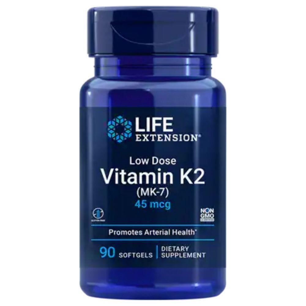  Life Extension Low-Dose Vitamin K2 Menaquinone-7 (MK-7) 90SG 
