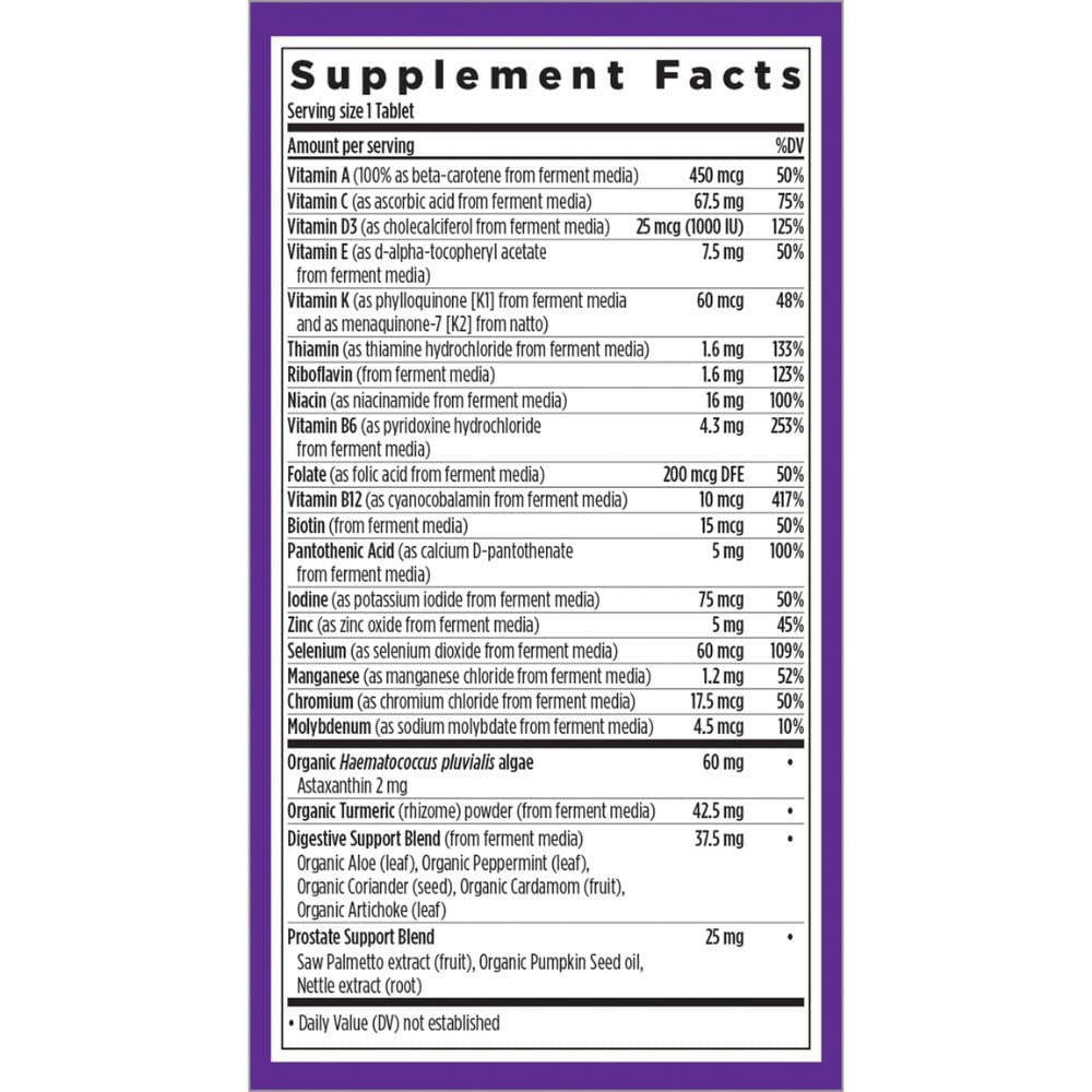 New Chapter NCH Every Man's One Daily Multivitamin 55+ 72T 