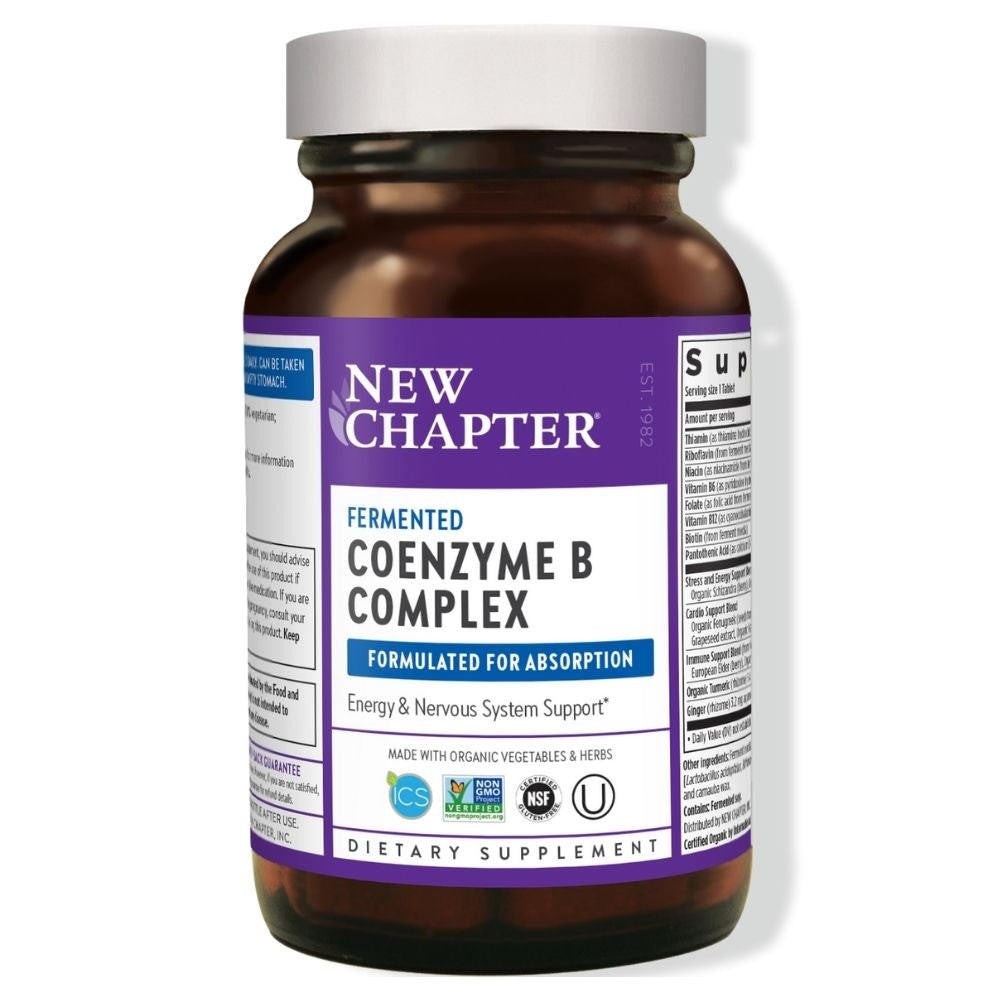 New Chapter Fermented Vitamin B Complex 90 Tablets 
