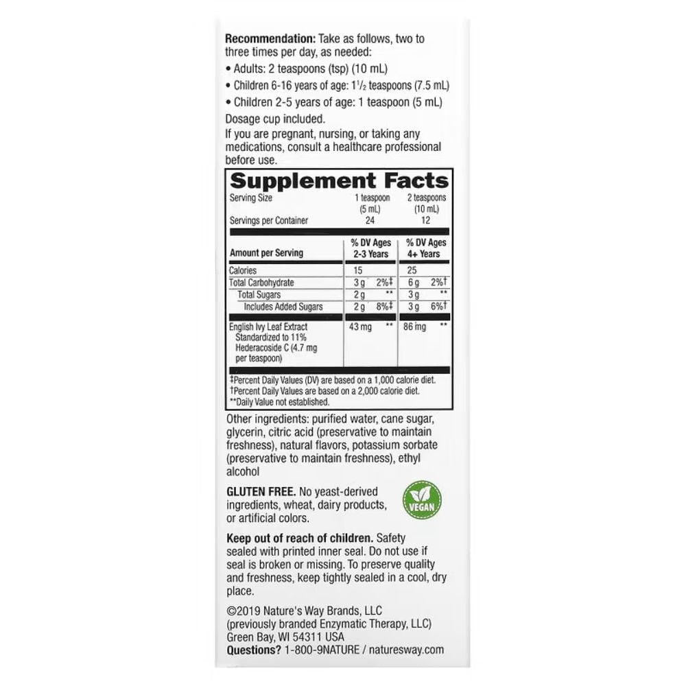 Enzymatic Therapy Nature's Way Bronchial Soothe 120mL 