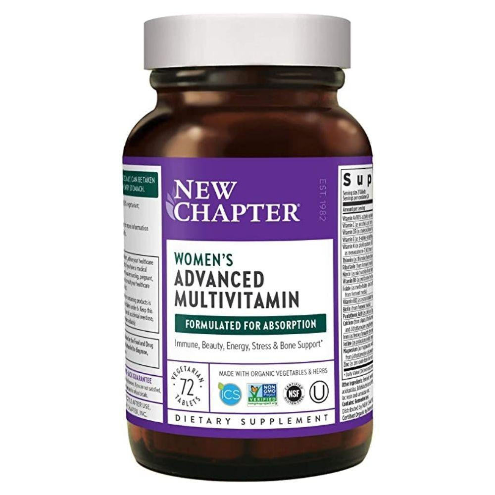  New Chapter Women's Advanced Multi 72 Tablets 