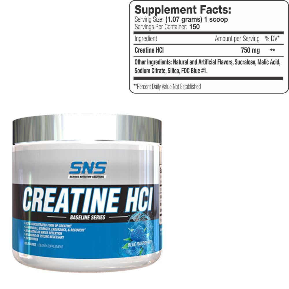 Serious Nutrition Solutions Creatine HCL 150 Servings 