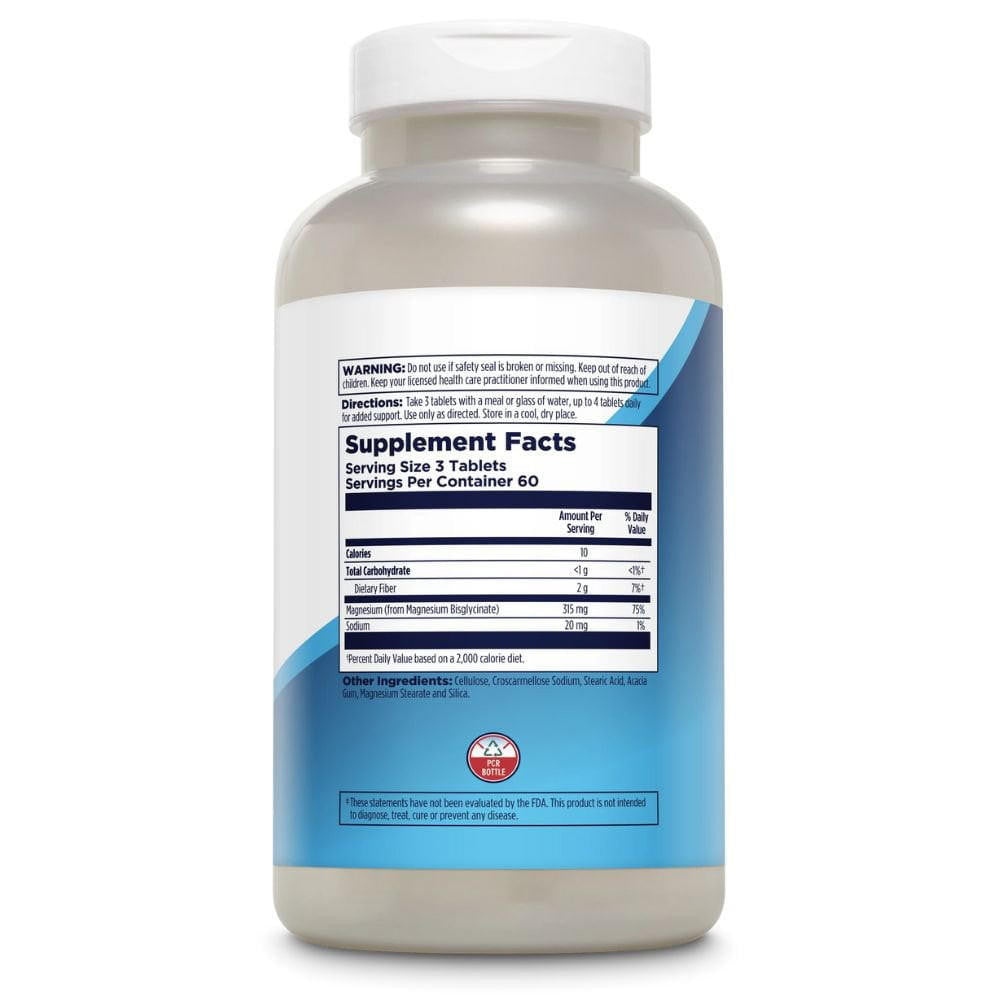 Kal KAL Chelated Magnesium Byglycinate 180 Tablets 