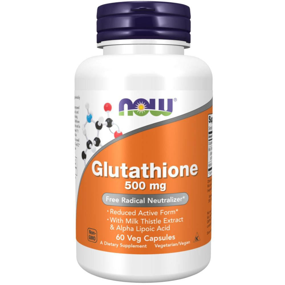  Now Foods Glutathione 500mg 60 Capsules 