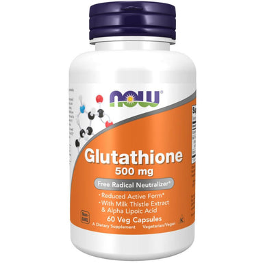  Now Foods Glutathione 500mg 60 Capsules 