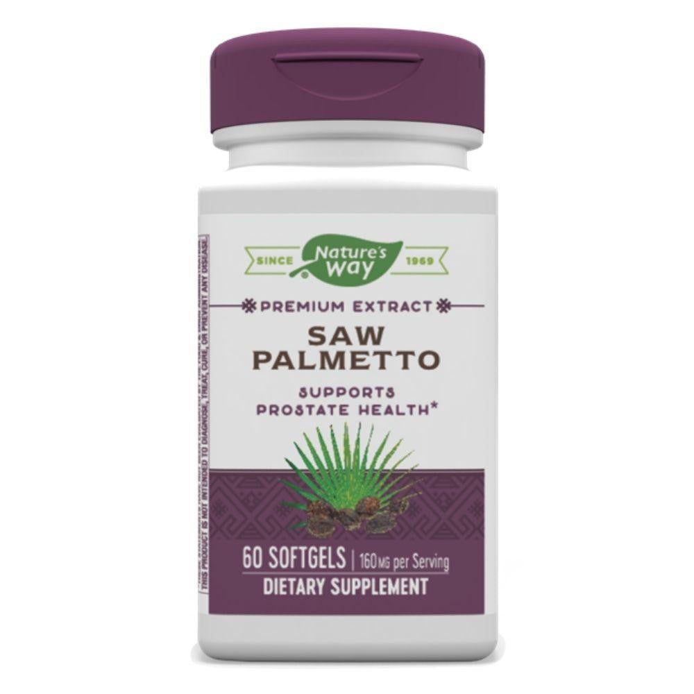  Nature's Way Saw Palmetto 60 Softgels 