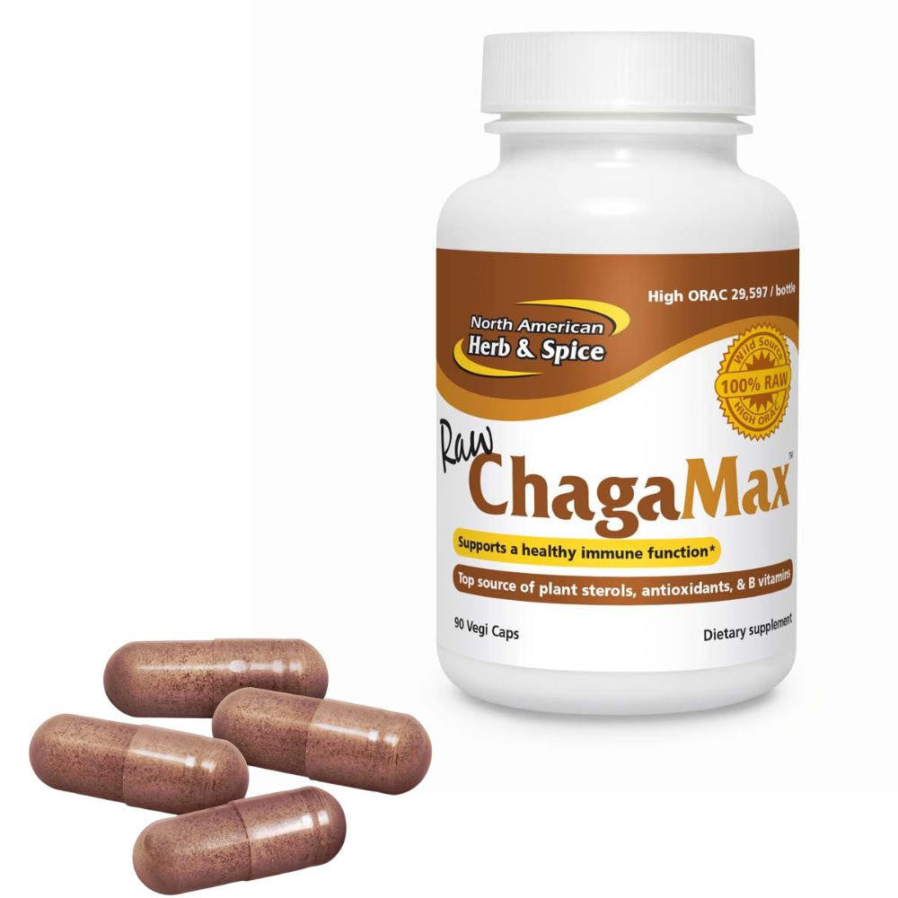  North American Herb & Spice ChagaMax 90 Capsules 