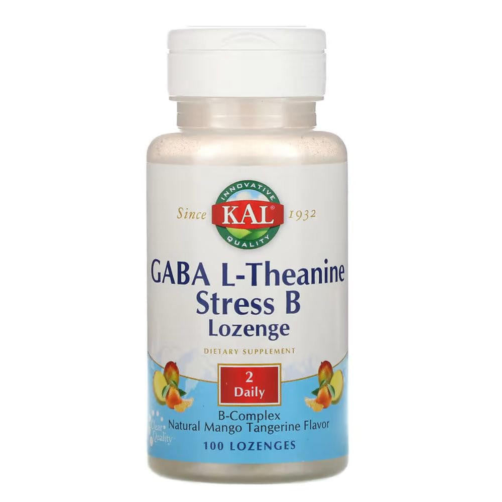 Kal KAL GABA L-Theanine Stress B 100 Lozenges 