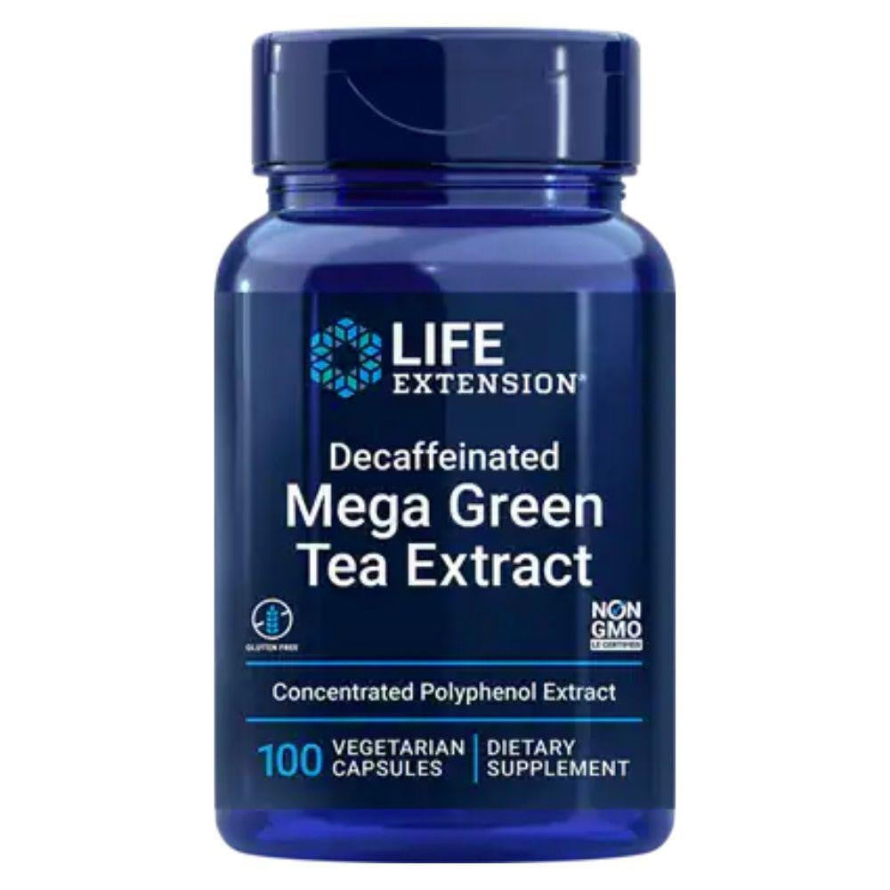  Life Extension Mega Green Tea Extract (decaffeinated) 100 Vegecaps 