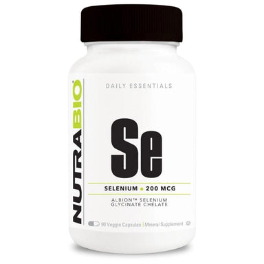  NutraBio Selenium 200mcg 90 Capsules 