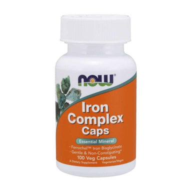  Now Foods Iron Complex 100 Tablets 