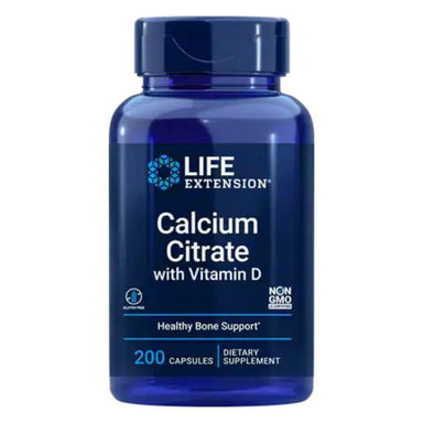  Life Extension Calcium Citrate 200 Capsules 