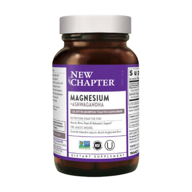New Chapter Magnesium + Ashwagandha 30 Tablets