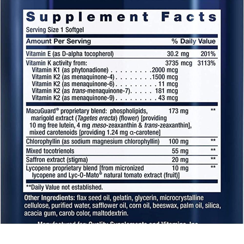  Life Extension Once Daily Health Booster 60 Softgels 