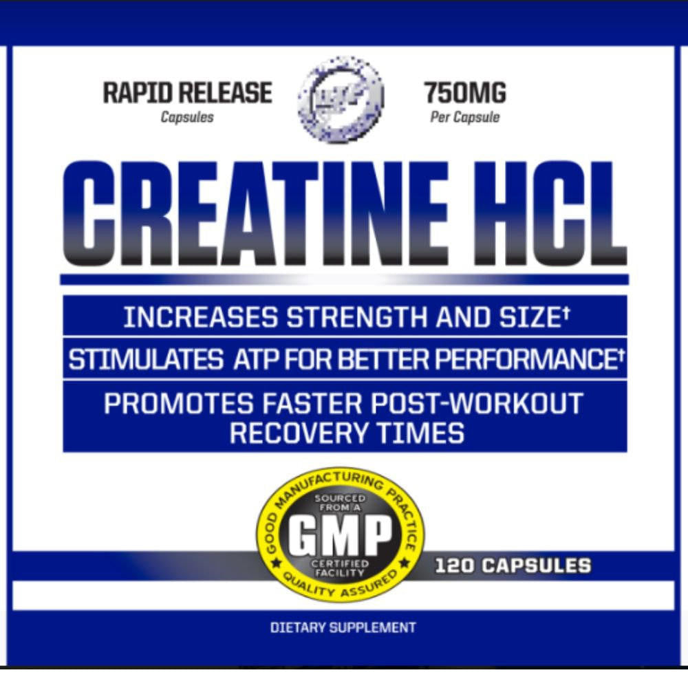  Hi-Tech Pharmaceuticals Creatine HCL 120 Capsules 