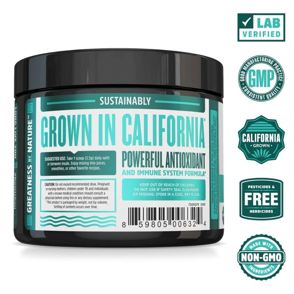  ZHOU Spirulina 6 Ounces 