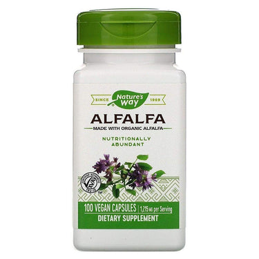  Nature's Way Alfalfa Leaves 405mg 100 Capsules 