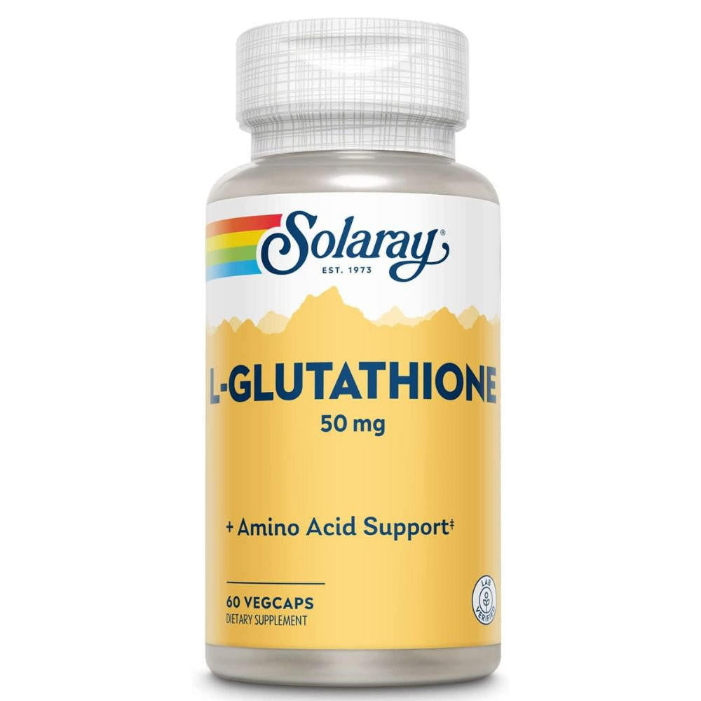  Solaray L-Glutathione 50mg 60 Capsules 