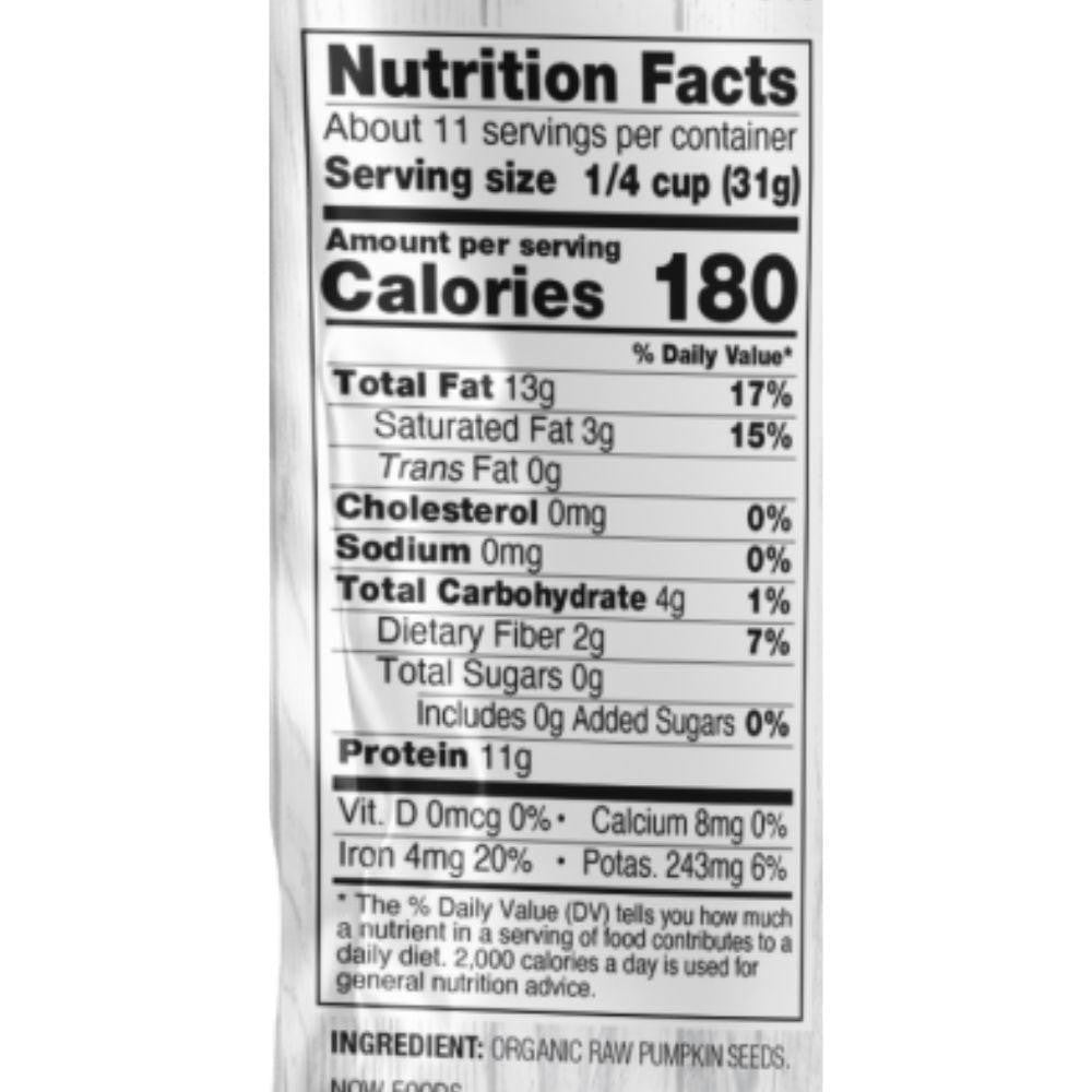  Now Foods Raw Pumpkin Seeds 16 oz 