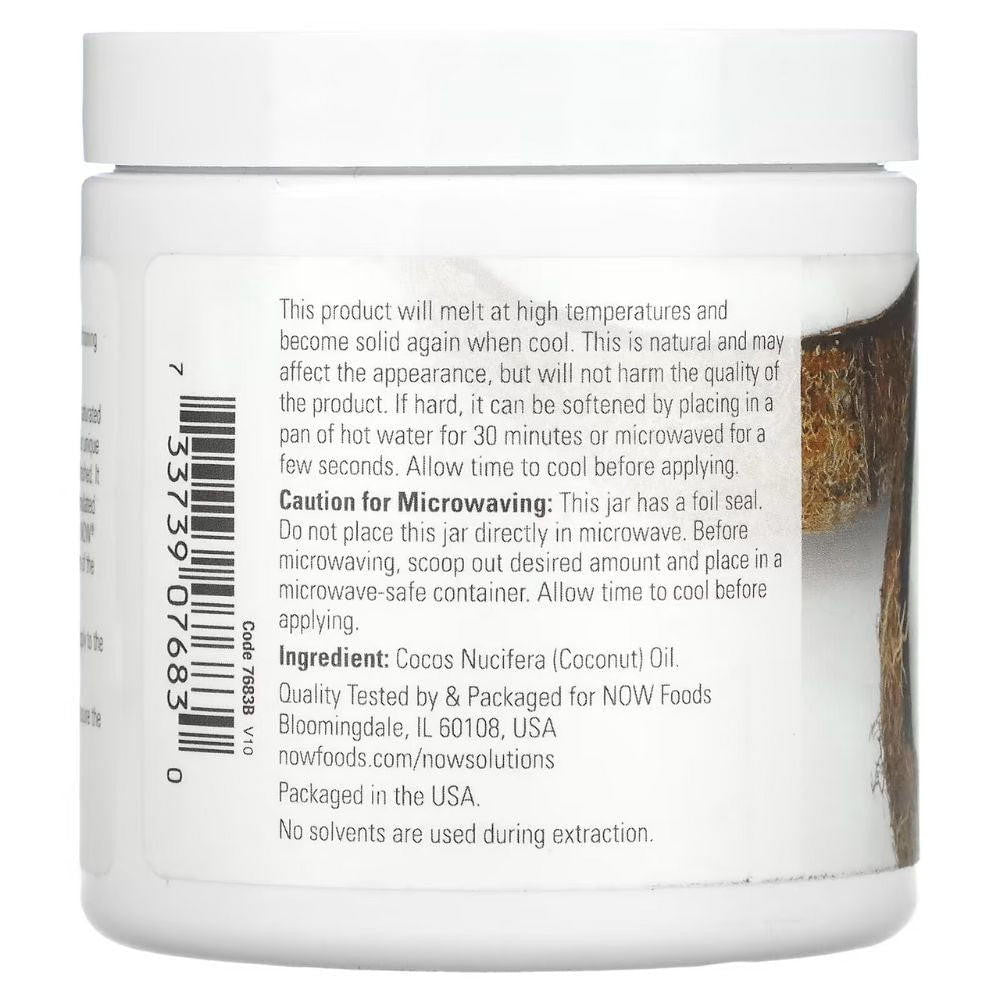  Now Foods Coconut Oil Natural 7oz 