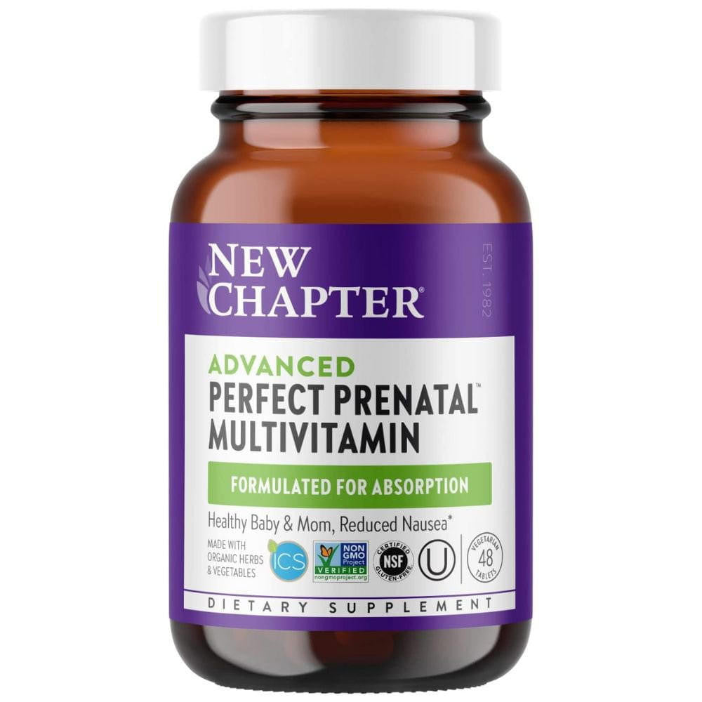  New Chapter Perfect Prenatal Multivitamin 48 Tabs 