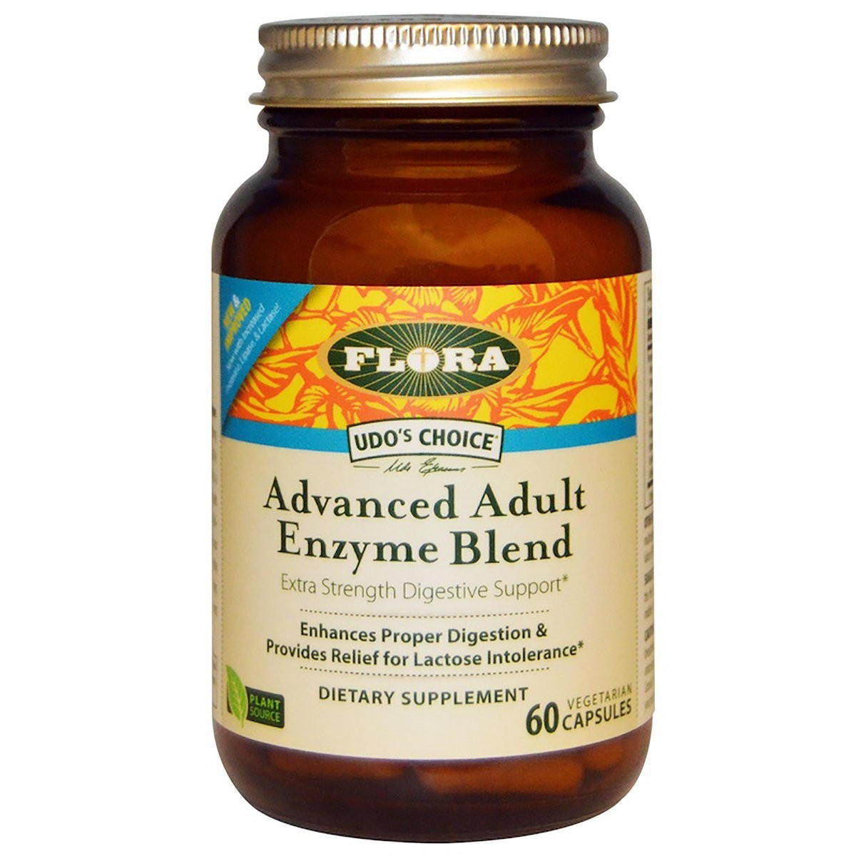 Flora (Udo's Choice) Flora Udo's Choice Advanced Adult Enzyme Blend 60 Capsules 
