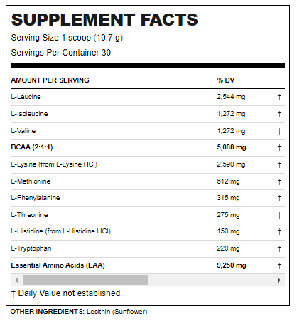 Allmax Nutrition Allmax EAA Unflavored 320 Grams 30 Servings 