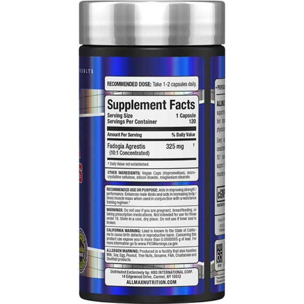 Allmax Nutrition Allmax Fadogia Agrestis 120 Capsules 