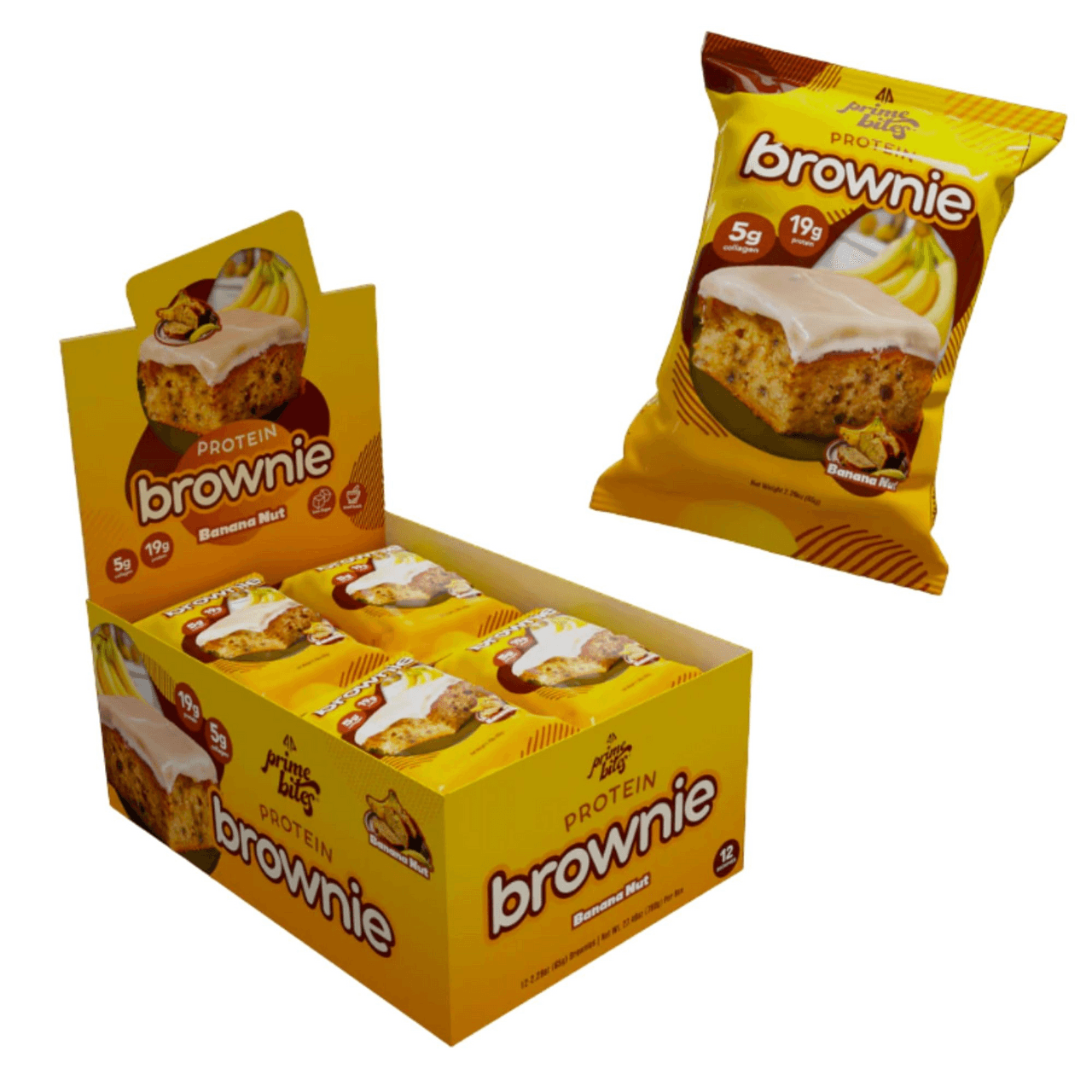 AP Sports Regimen Alpha Prime Prime Bites Protein Brownies 12 Box 