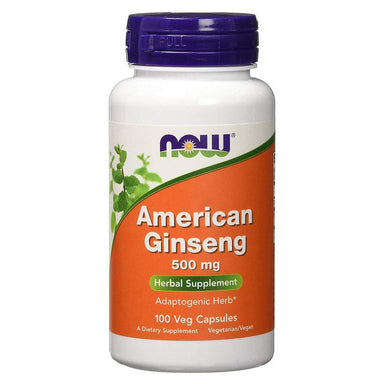  Now Foods American Ginseng 500mg 100 Capsules 