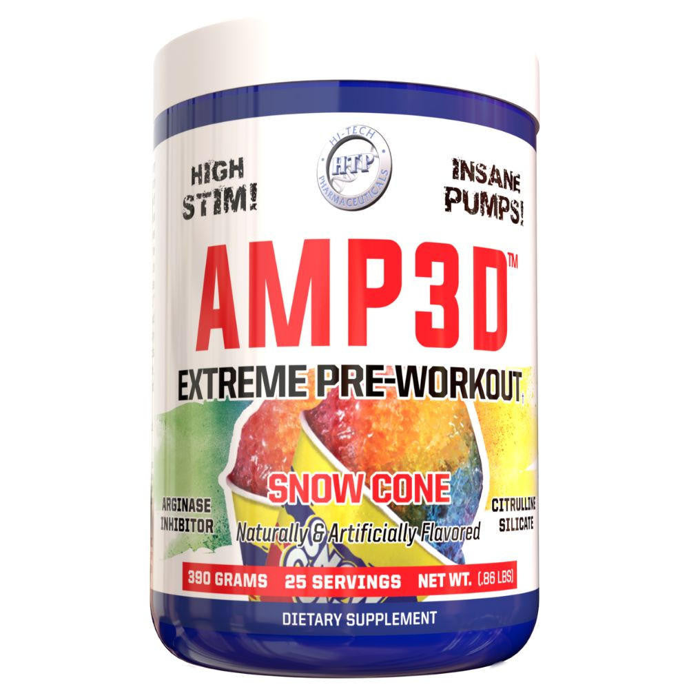  Hi-Tech Pharmaceuticals AMP3D Pre Workout 25 Servings 