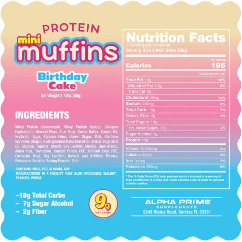 AP Sports Regimen AP Prime Bites Mini Muffins 12 Box 