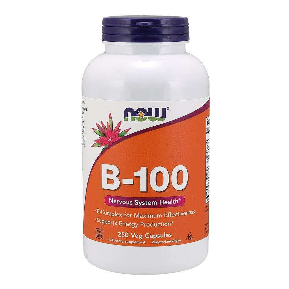  Now Foods B-100 Capsules 250 Capsules 