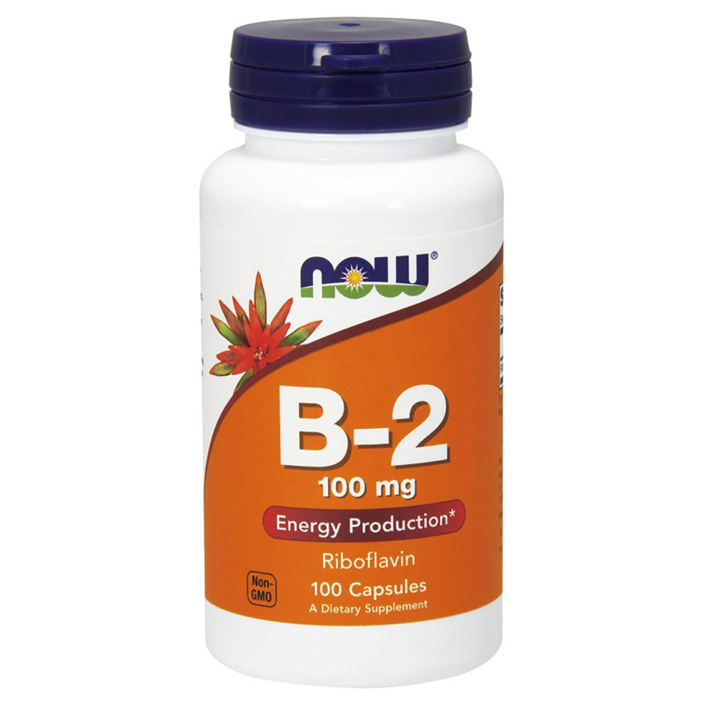  Now Foods B-2 100 Mg 100 Capsules 
