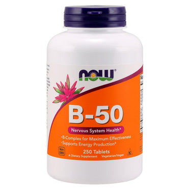  Now Foods B-50 Tablets 250 Tablets 
