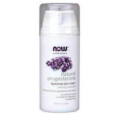  Now Foods Progesterone Cream W/Lavender 3 Oz 