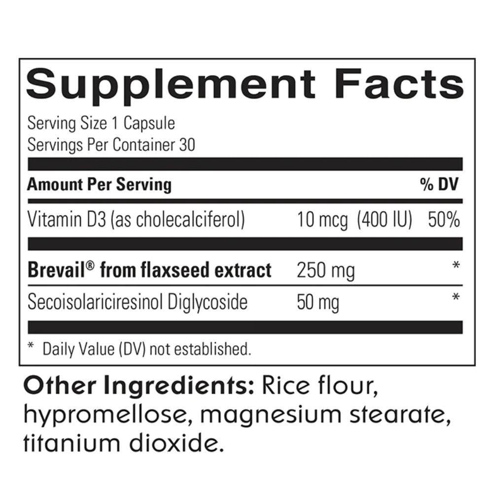  Barlean's Brevail Protective Breast Health 30 Caps 