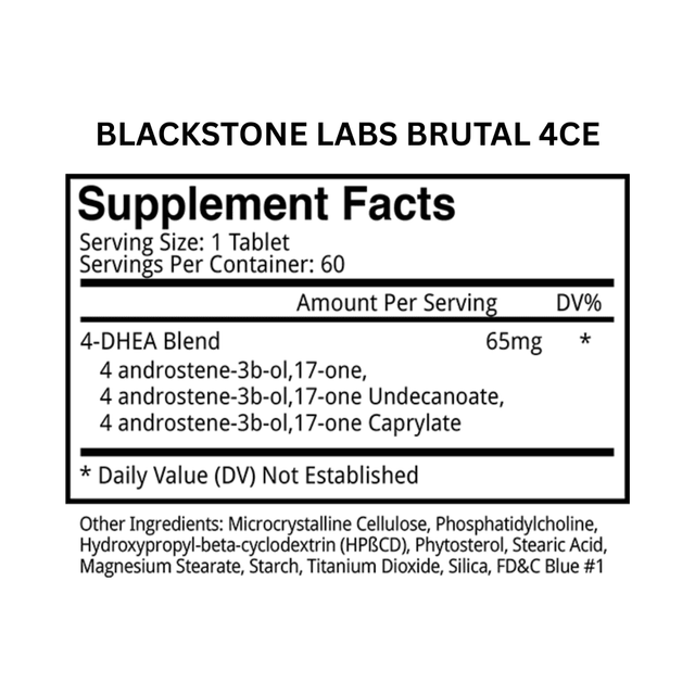 Blackstone Labs Brutal Metha-Quad Stack