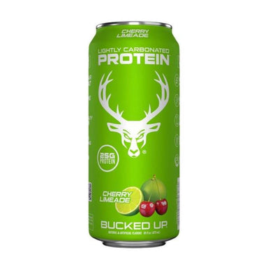  Bucked Up Cherry Limeade Protein Soda Single Can 